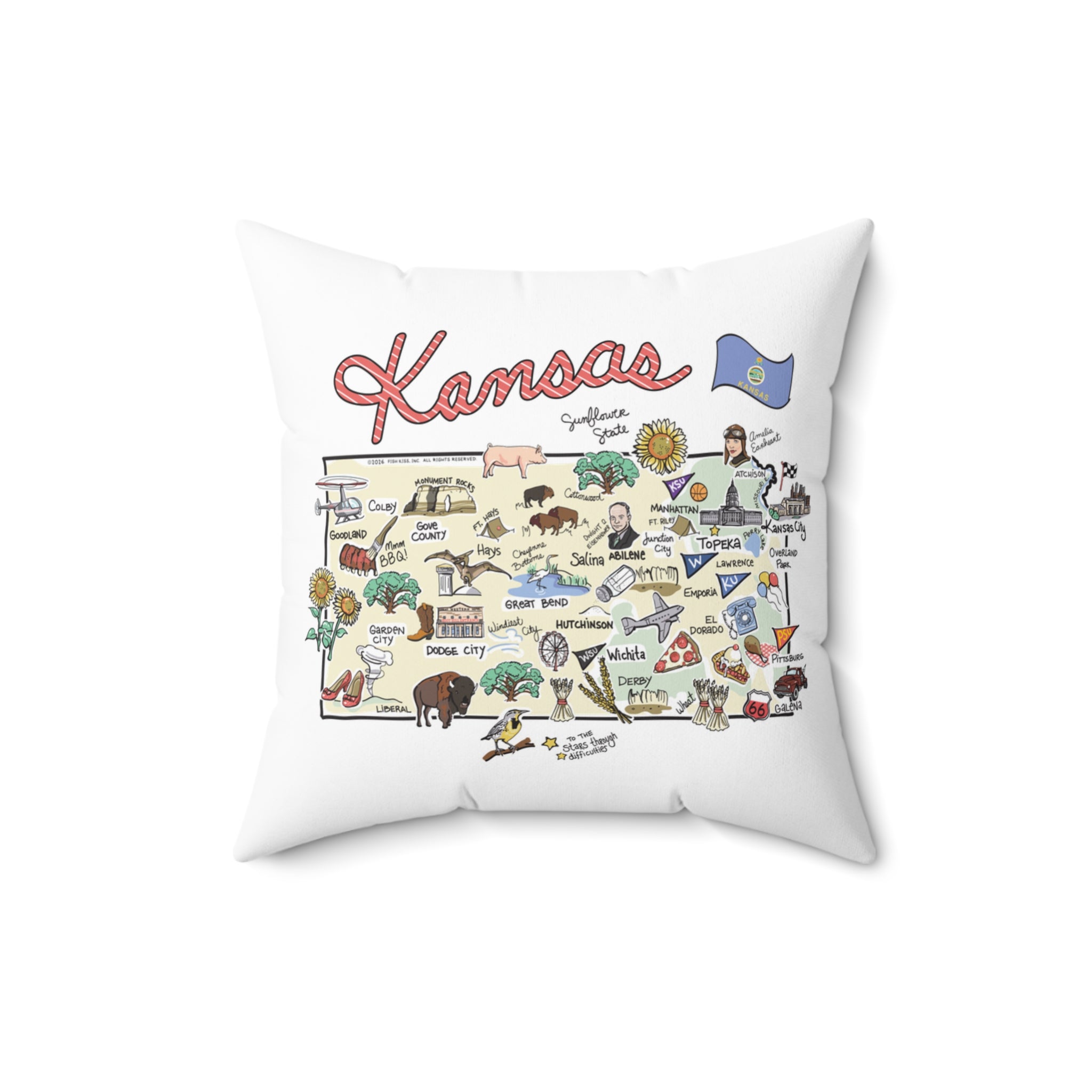 State Map Pillow