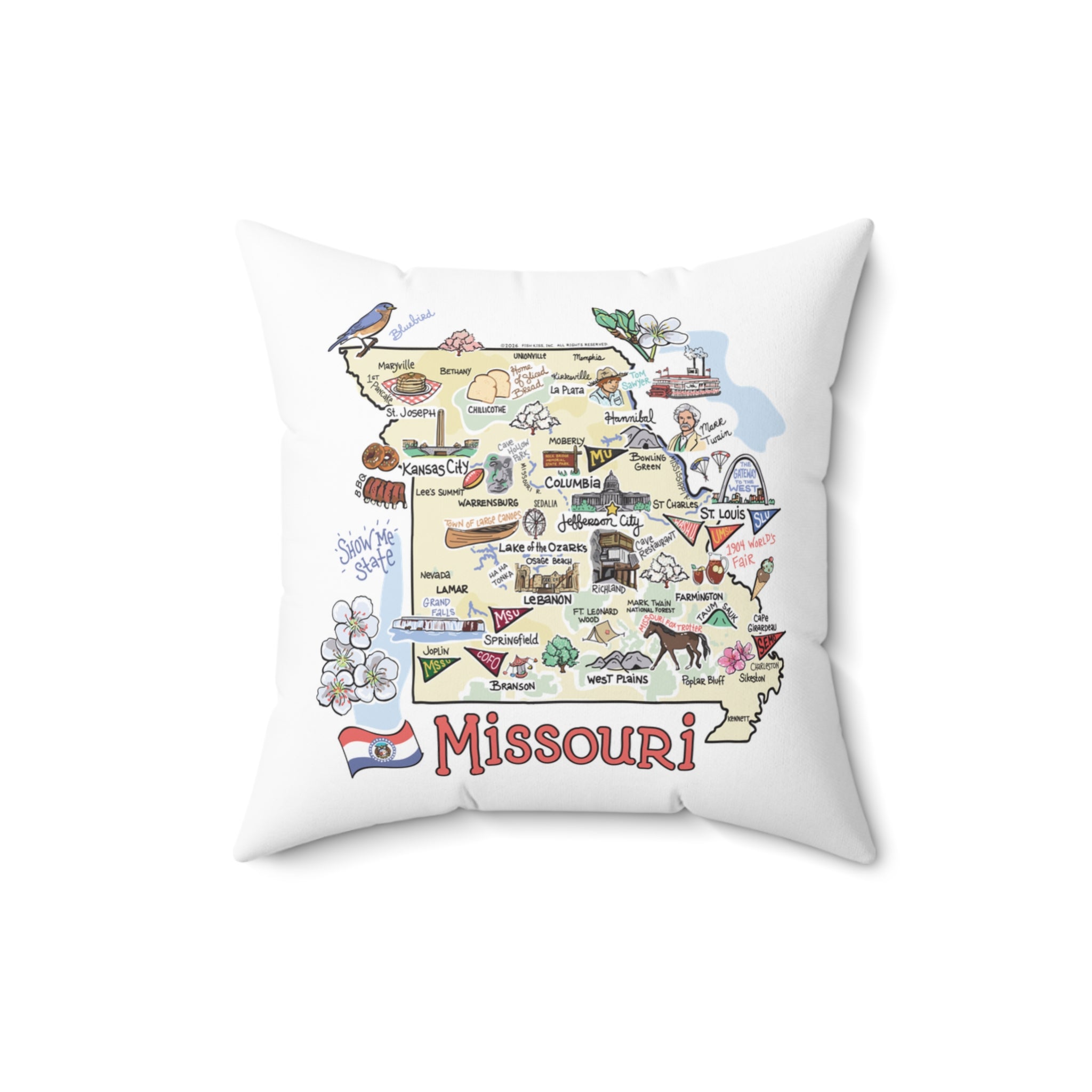 State Map Pillow