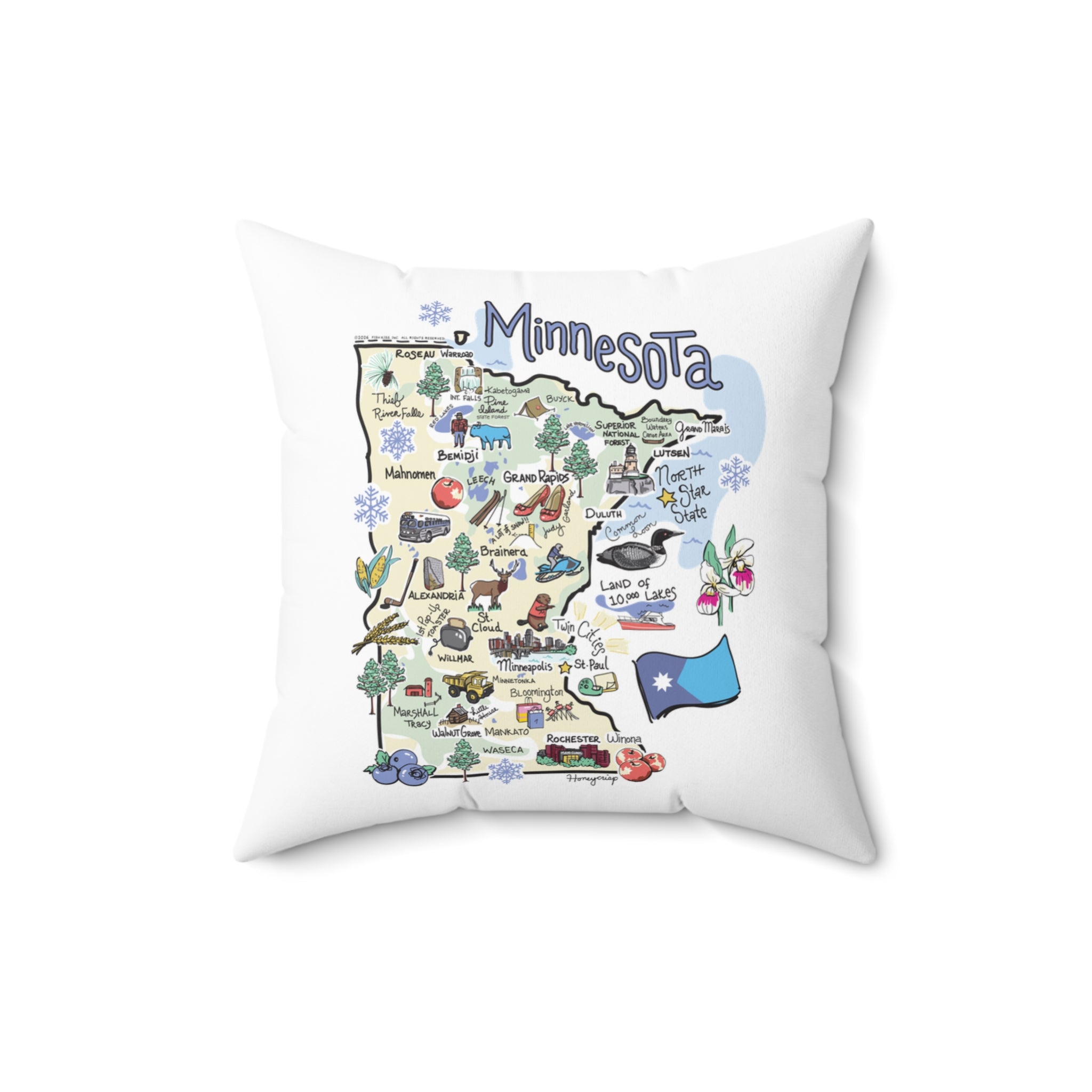 State Map Pillow