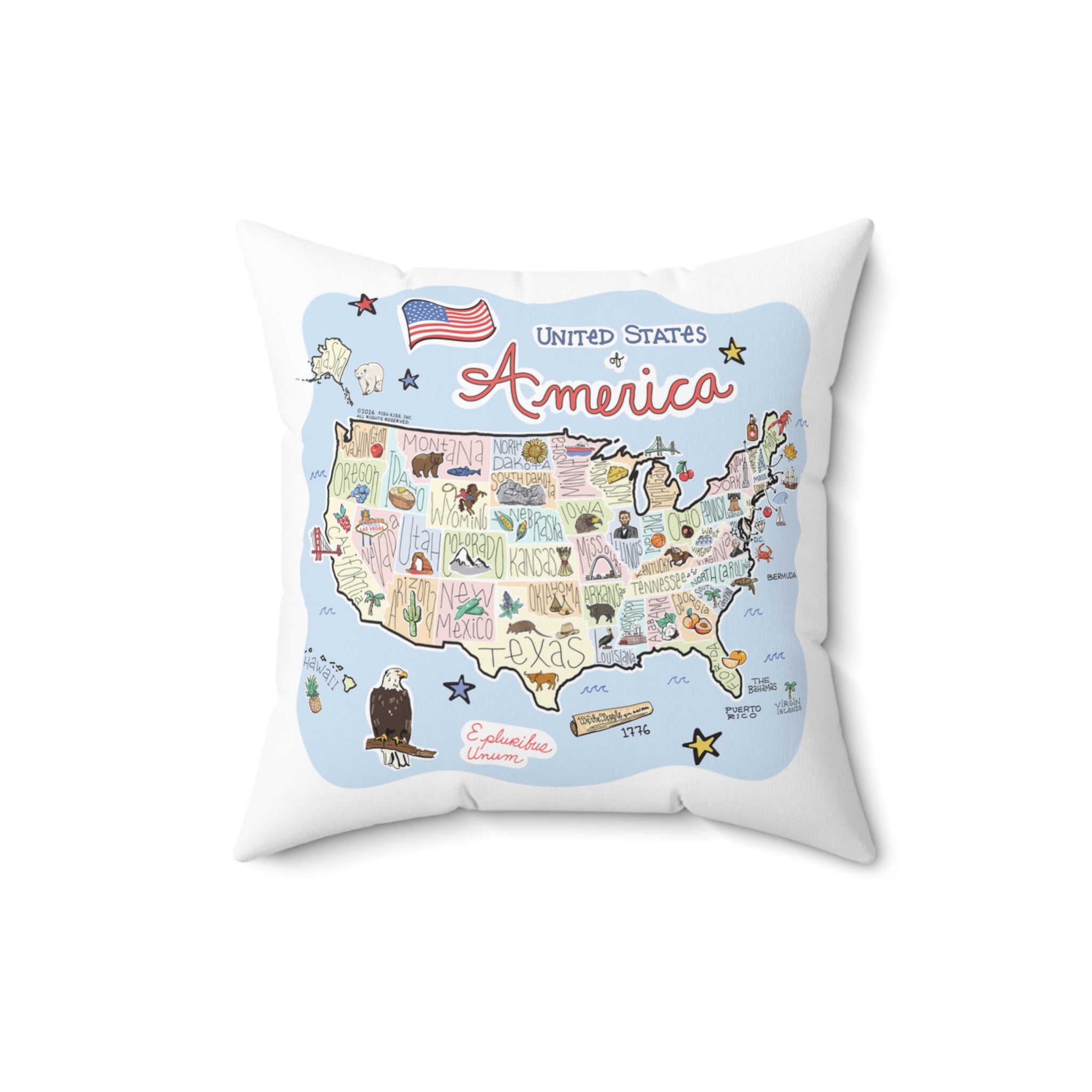 State Map Pillow