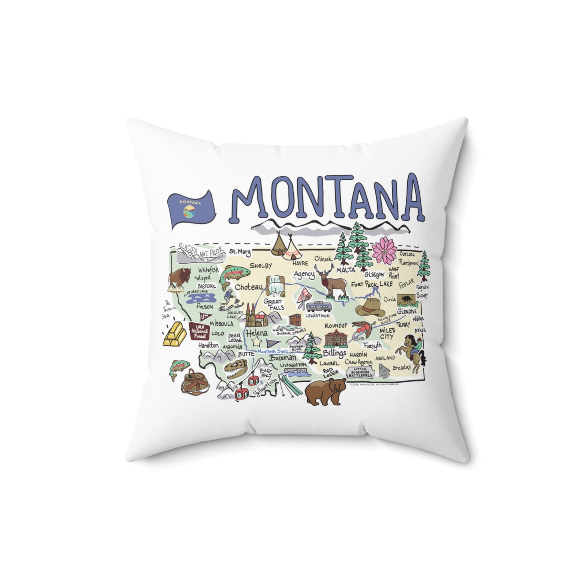 State Map Pillow