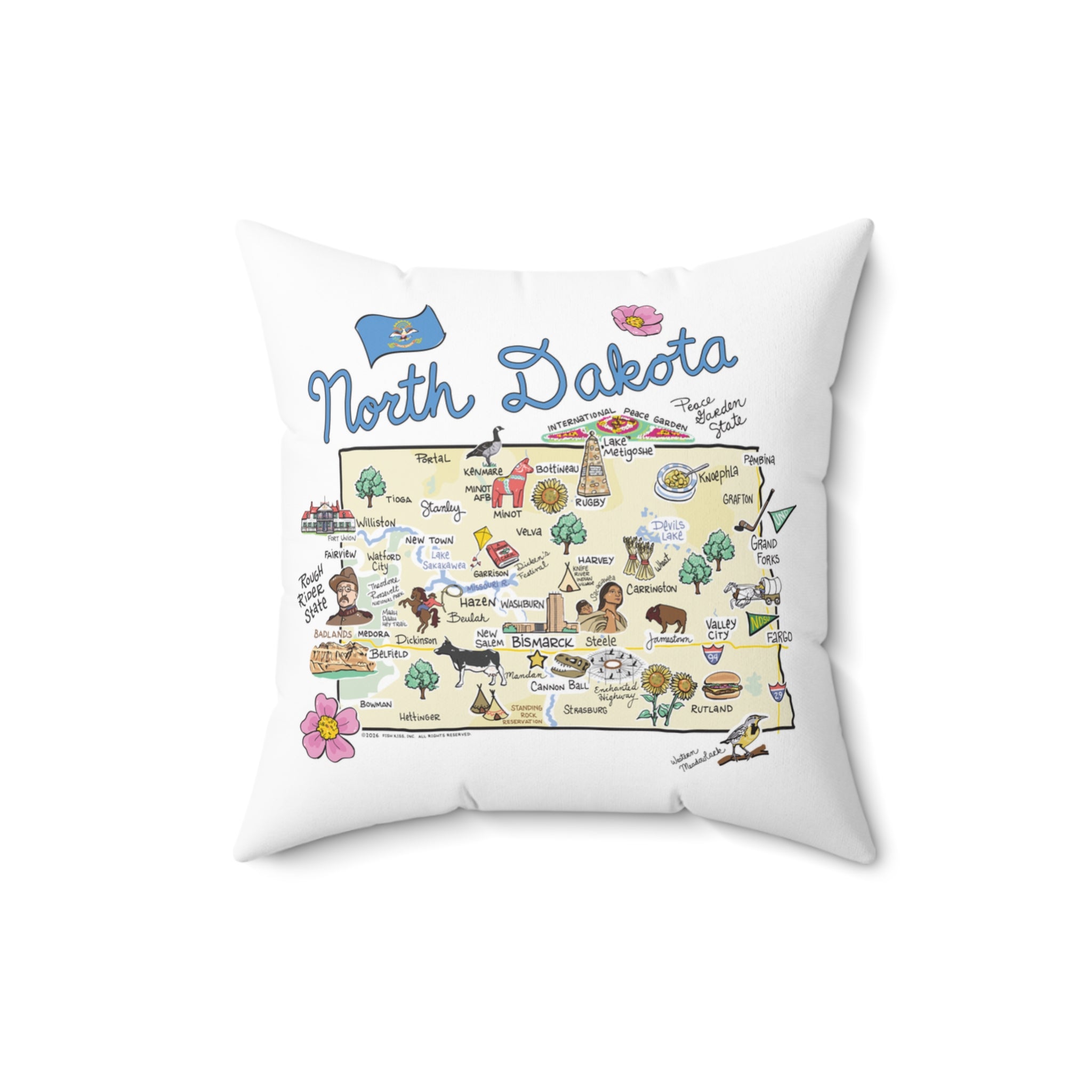 State Map Pillow