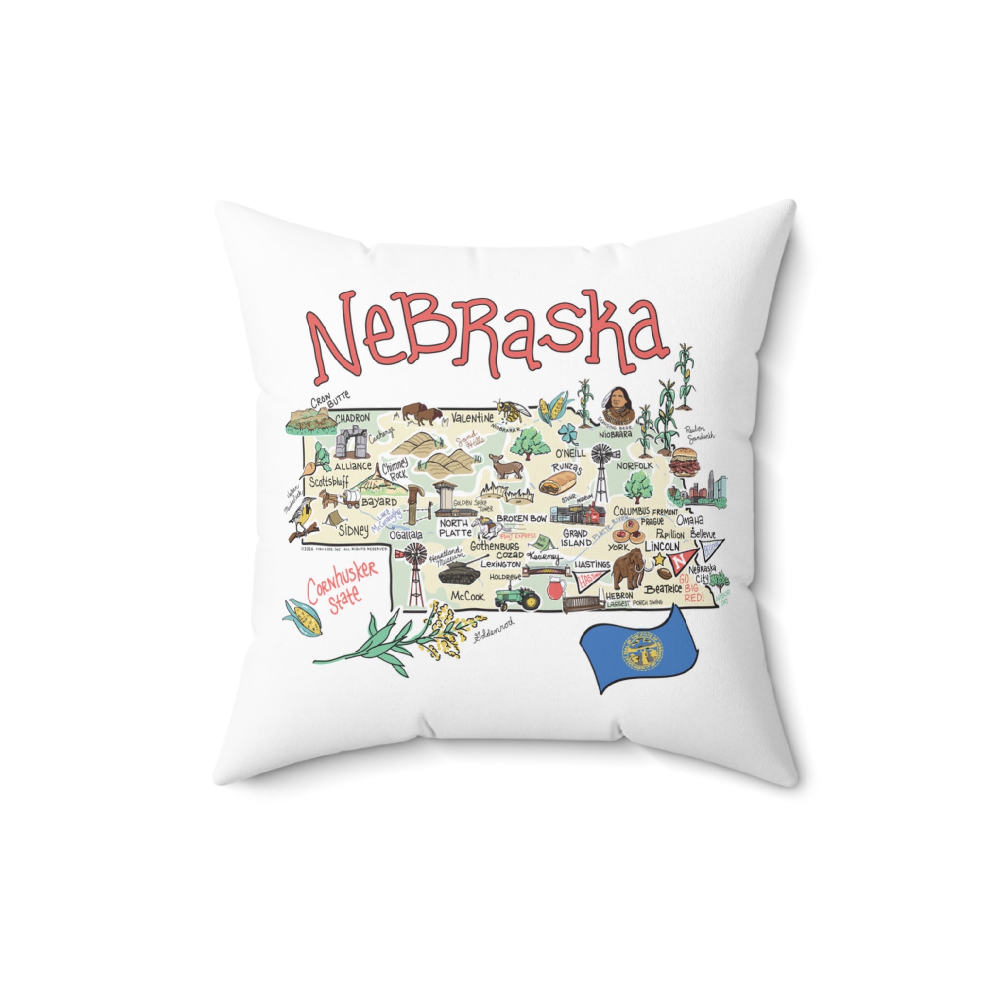 State Map Pillow