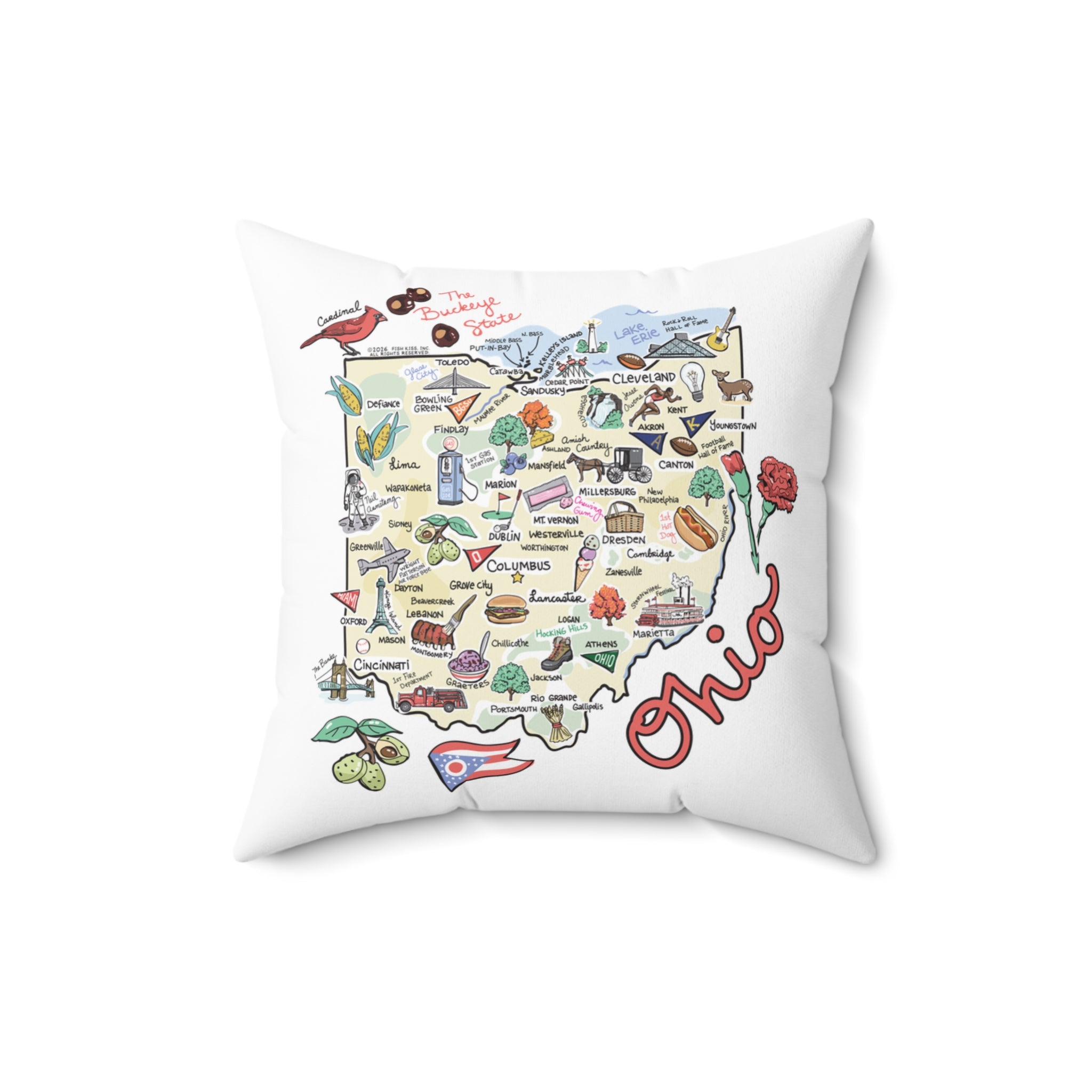 State Map Pillow