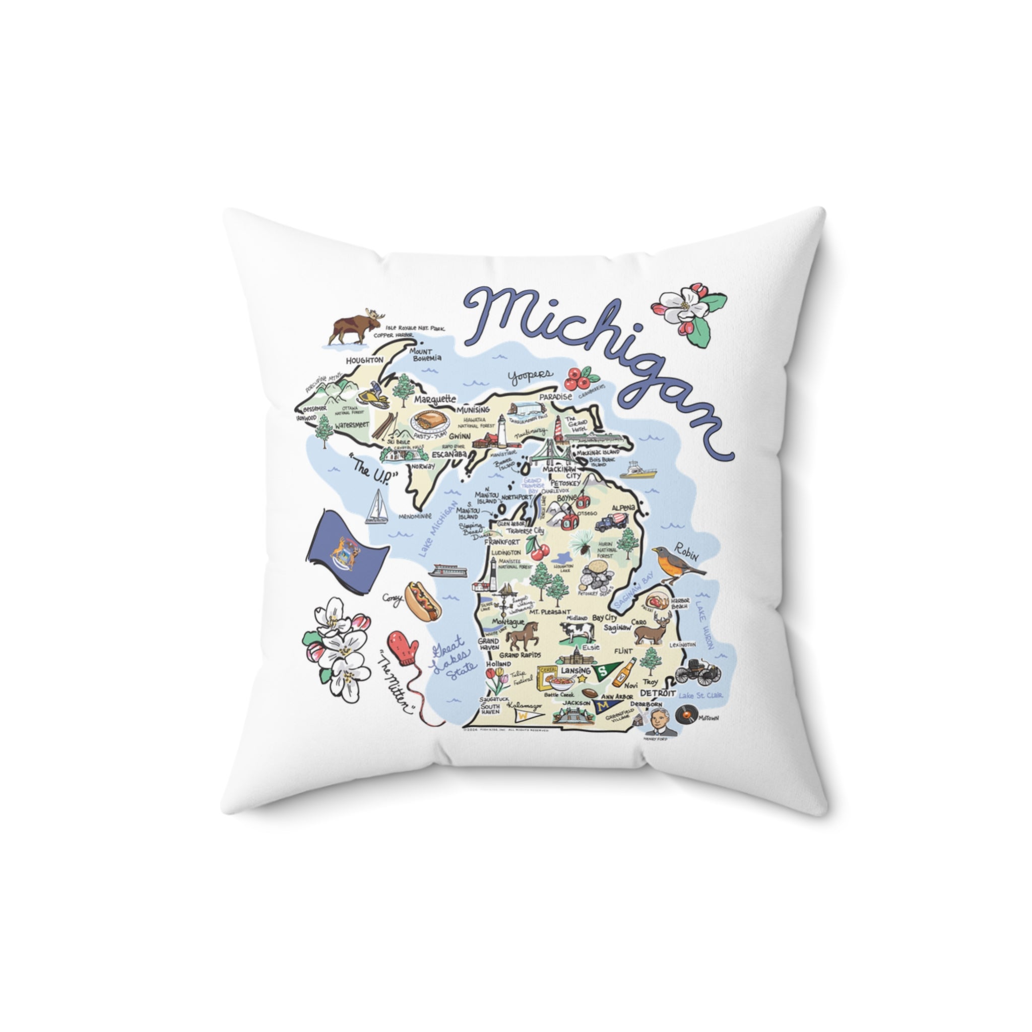 State Map Pillow