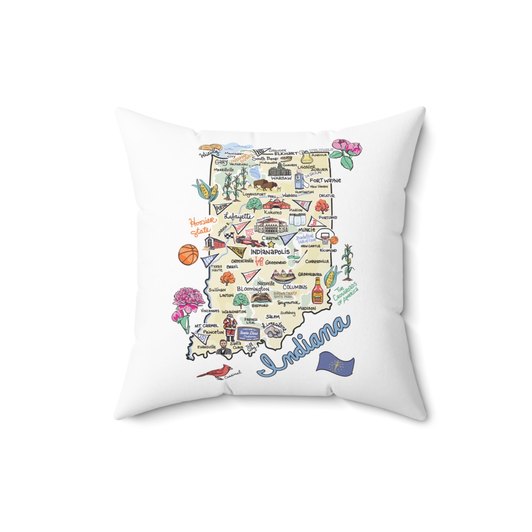 State Map Pillow