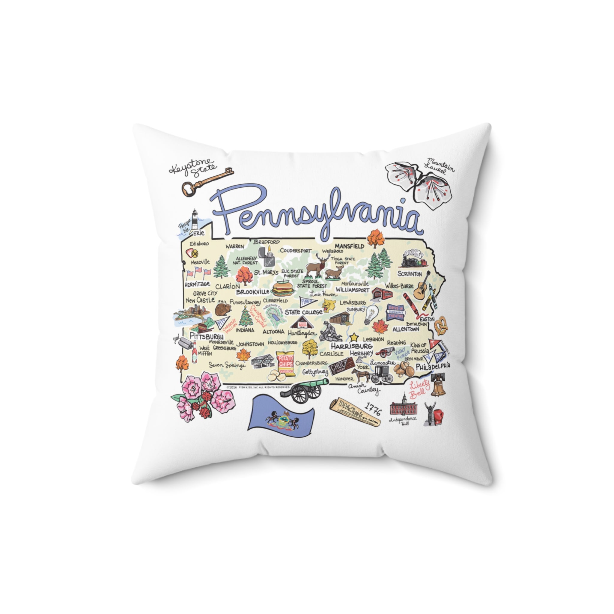 State Map Pillow