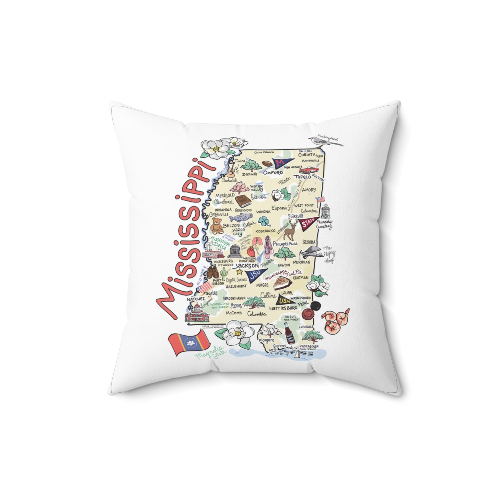 State Map Pillow