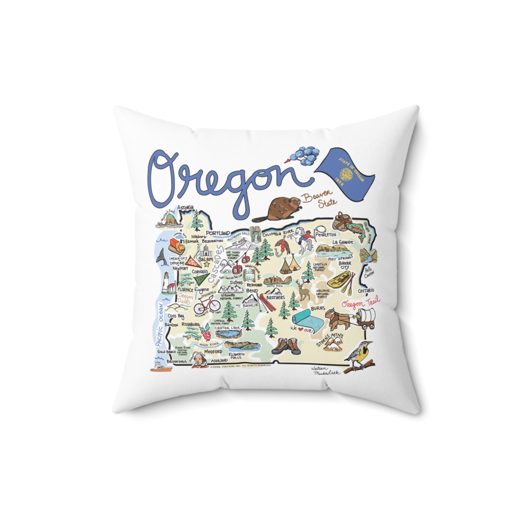 State Map Pillow