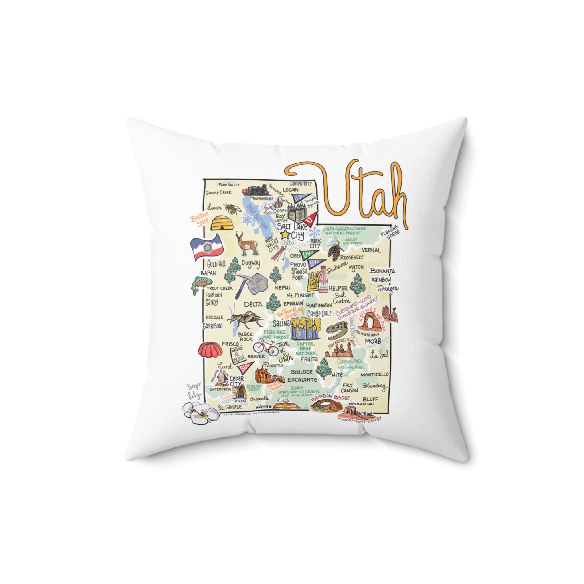 State Map Pillow