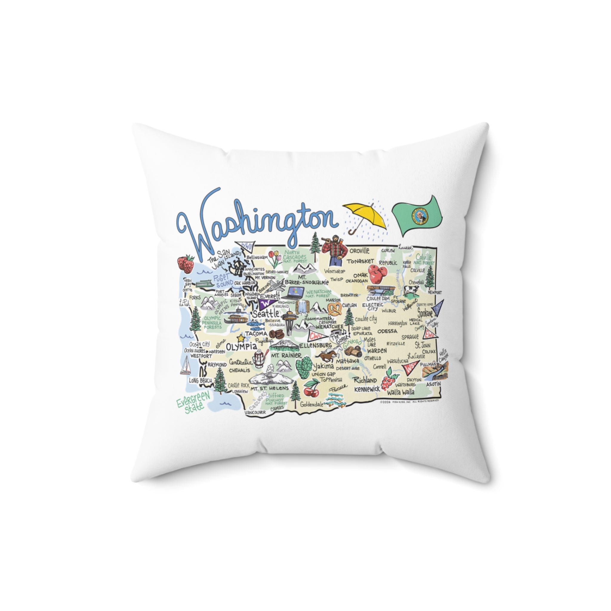 State Map Pillow