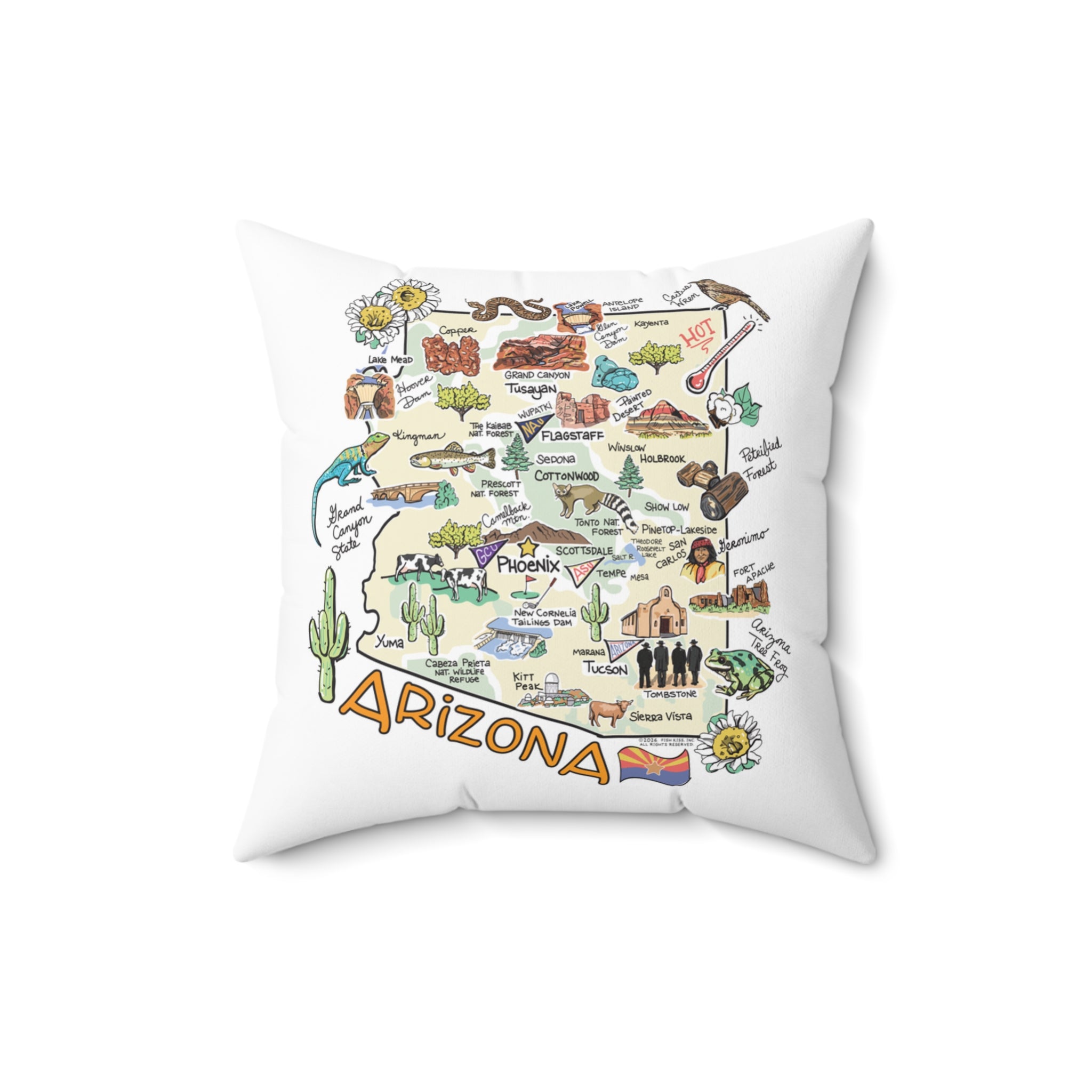 State Map Pillow