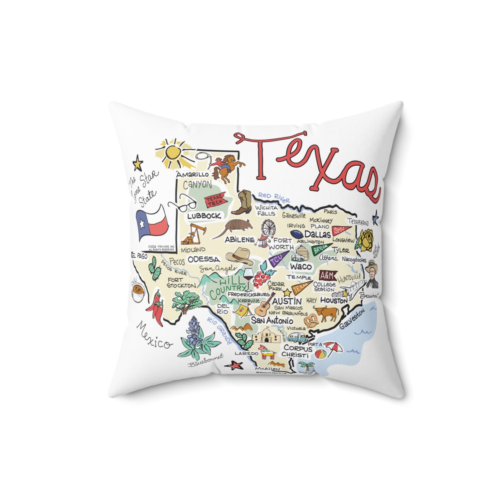 State Map Pillow