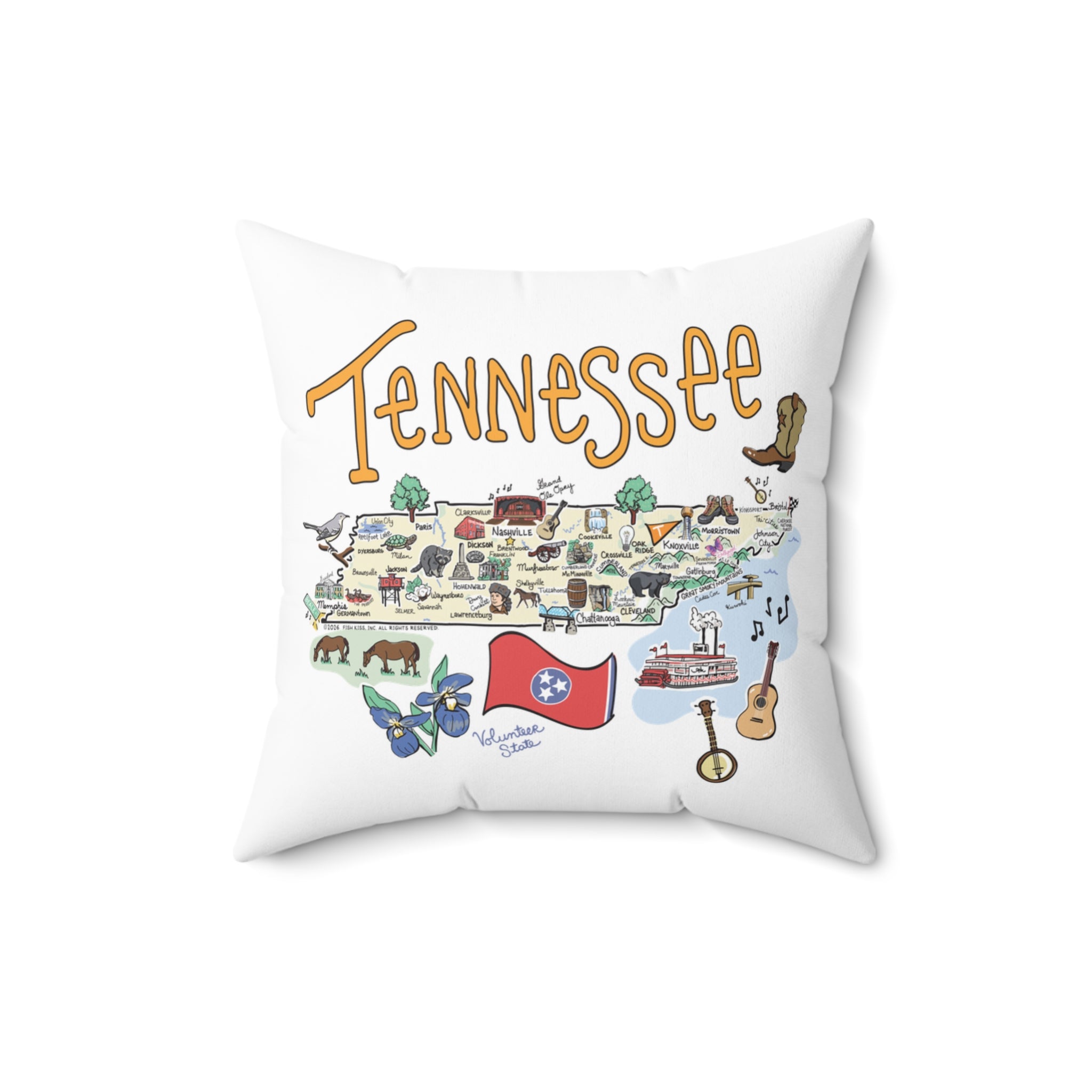 State Map Pillow