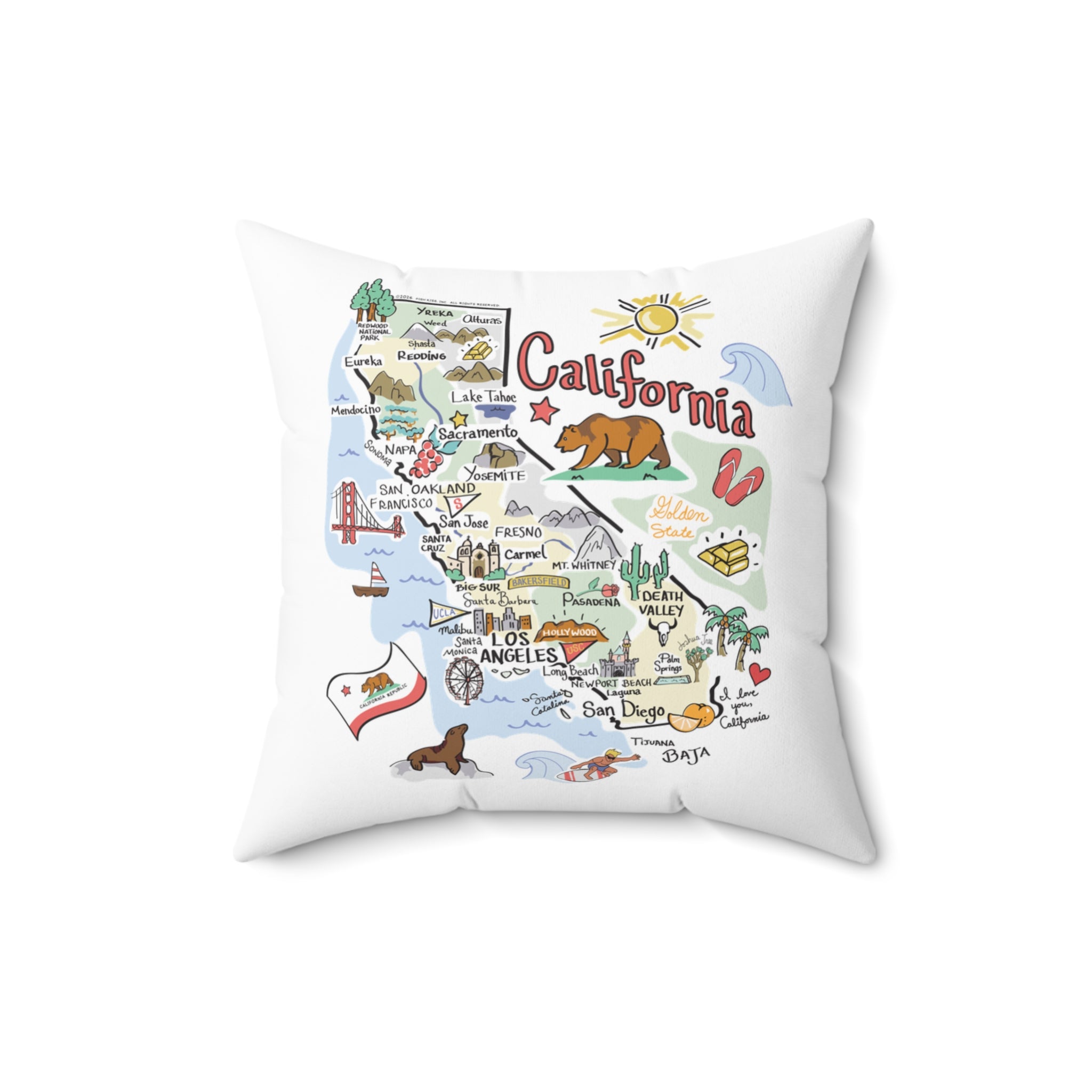 State Map Pillow