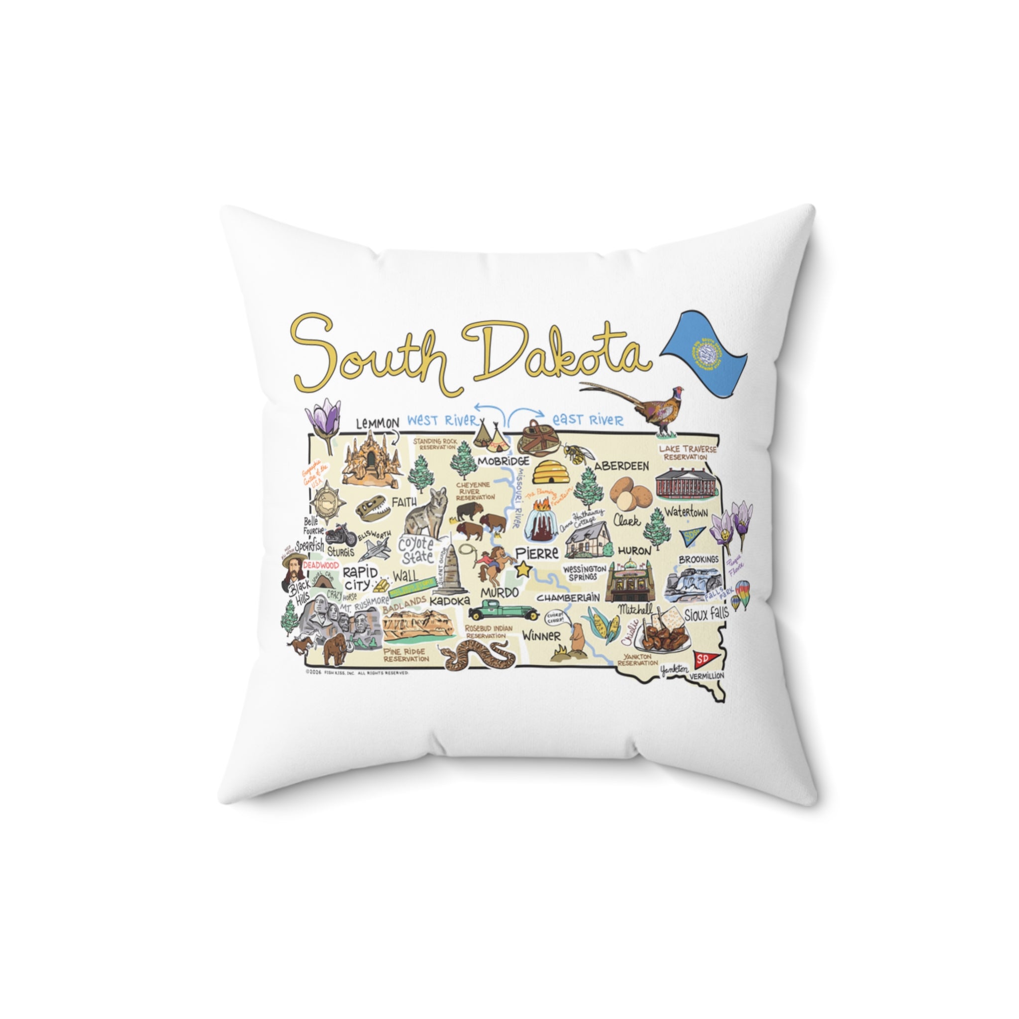 State Map Pillow
