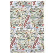 Arkansas Map Repeat Kitchen Towel