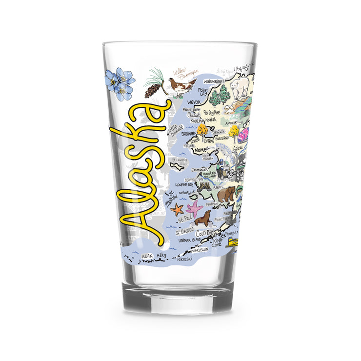 Alaska 16 oz. Glass