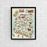 Arizona Map Poster