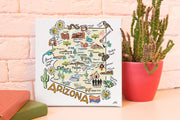 Arizona Square Canvas Art