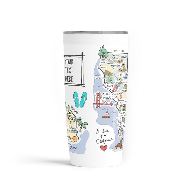 Custom California 20 oz. Tumbler