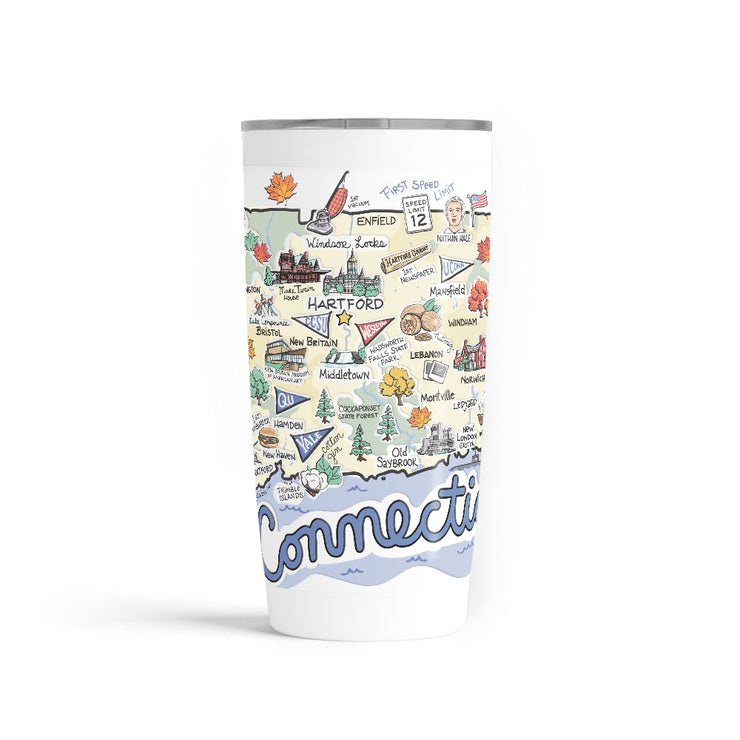 Custom Connecticut 20 oz. Tumbler