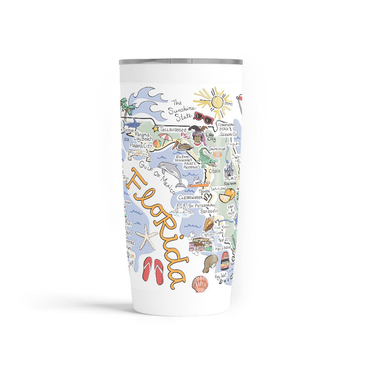 Custom Florida 20 oz. Tumbler