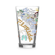 Custom Florida 16 oz. Glass