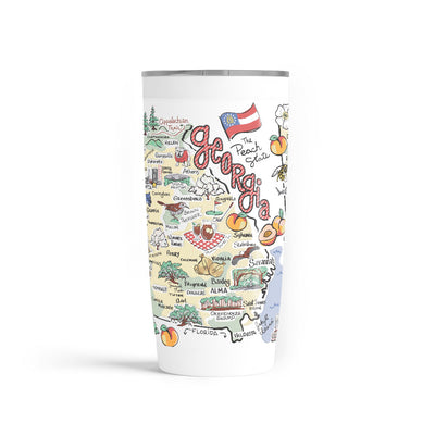 Custom Georgia 20 oz. Tumbler