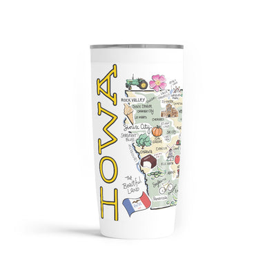 Custom Iowa 20 oz. Tumbler