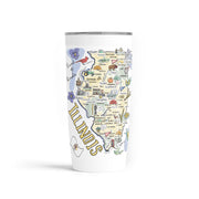 Custom Illinois 20 oz. Tumbler