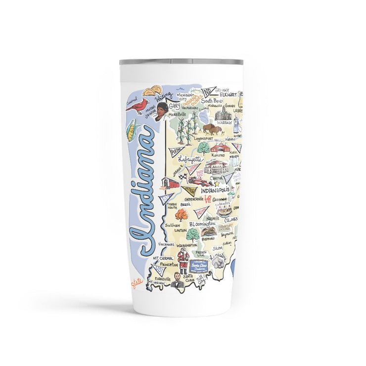 Custom Indiana 20 oz. Tumbler