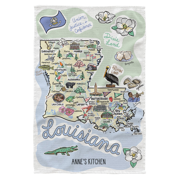 Louisiana Kitchen Towel