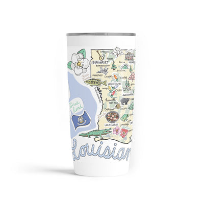 Custom Louisiana 20 oz. Tumbler