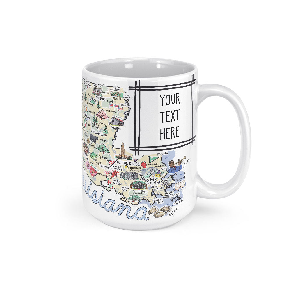 Fish-Kiss Oklahoma Map Mug - Thumbnail 4