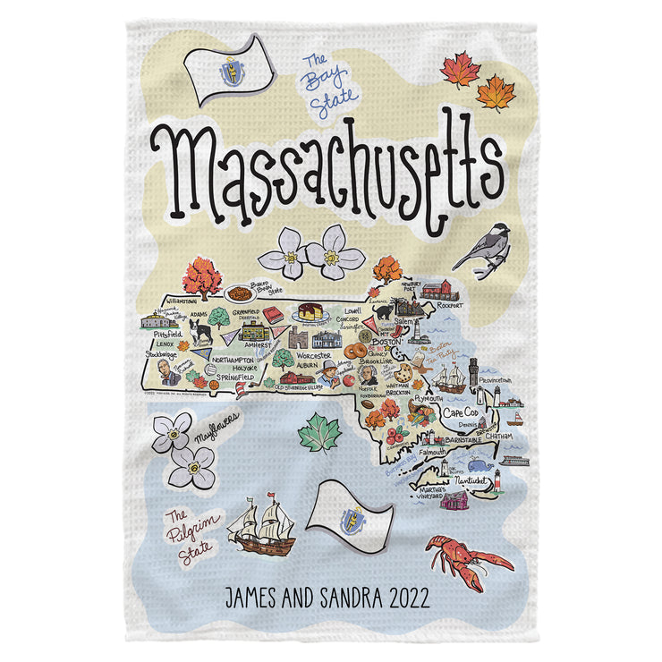 Massachusetts Kitchen Towel