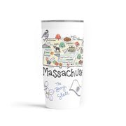 Custom Massachusetts 20 oz. Tumbler