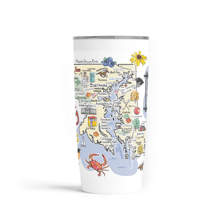 Custom Maryland 20 oz. Tumbler