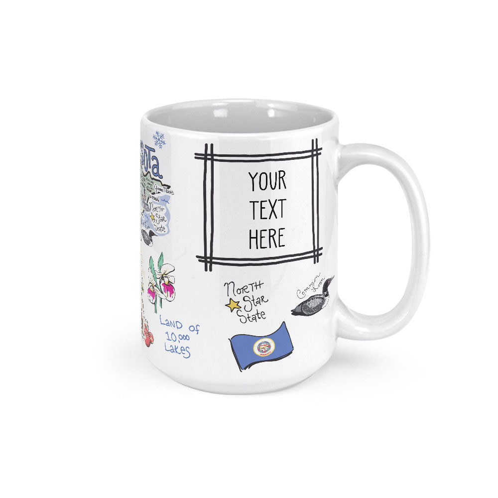 Custom Minnesota Map Mug