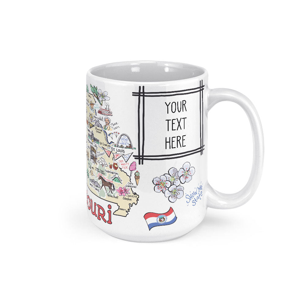 Custom Missouri Map Mug