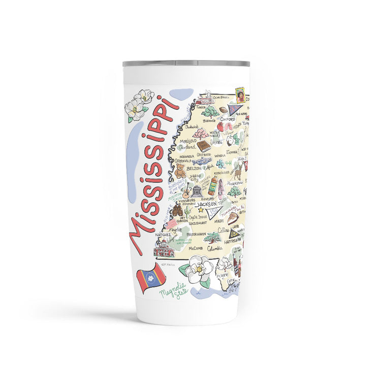 Custom Mississippi 20 oz. Tumbler