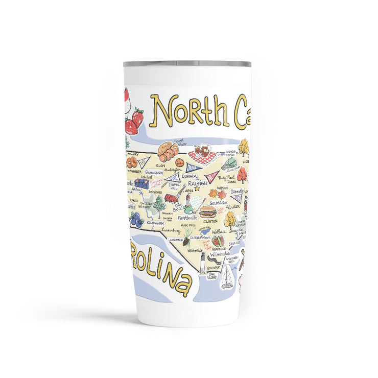 Custom North Carolina 20 oz. Tumbler