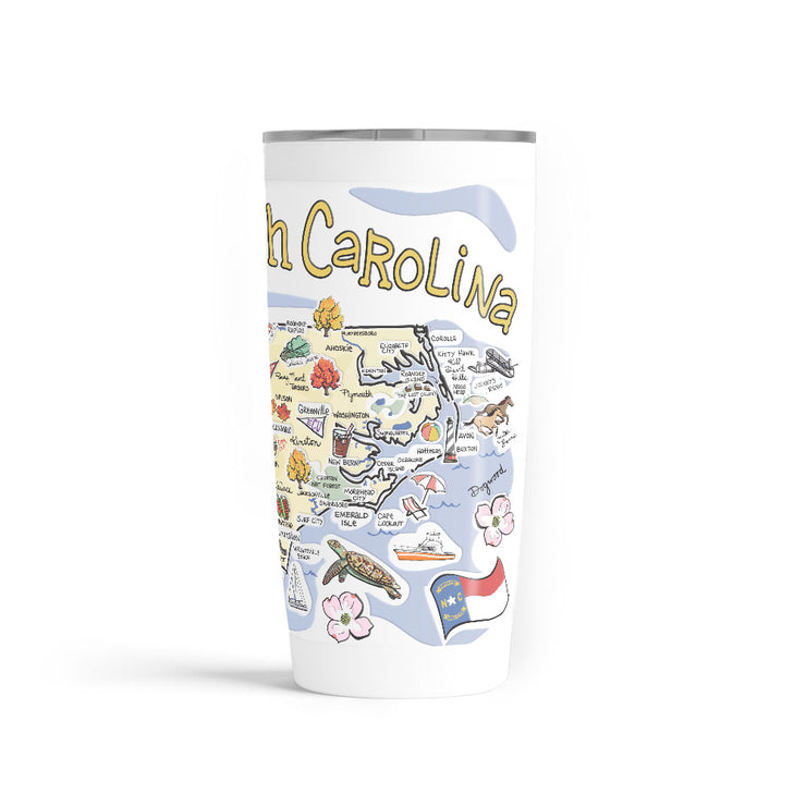 Custom North Carolina 20 oz. Tumbler