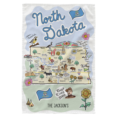 North Dakota Kitchen Towel