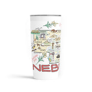 Custom Nebraska 20 oz. Tumbler