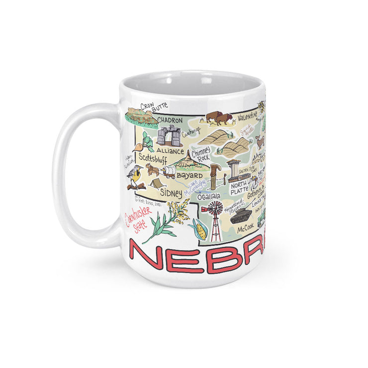 Custom Nebraska Mug
