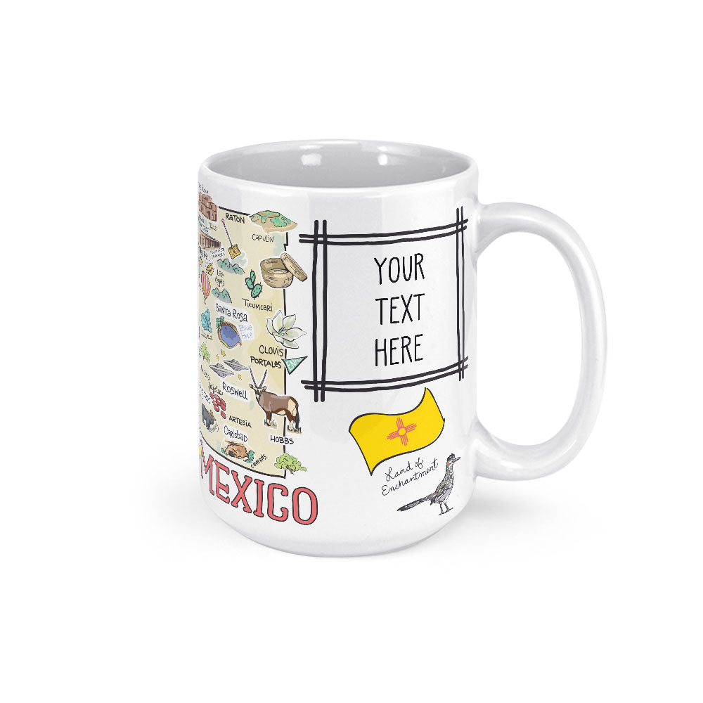 Custom New Mexico Map Mug