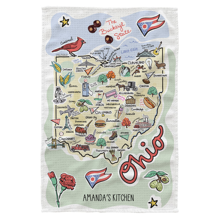 Ohio Kitchen Towel
