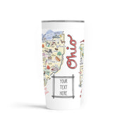 Custom Ohio 20 oz. Tumbler