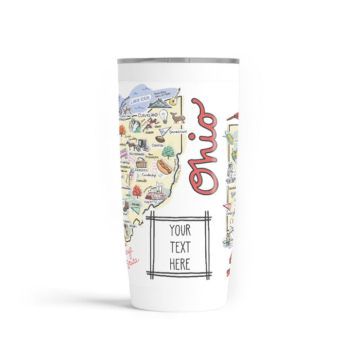 Custom Ohio 20 oz. Tumbler